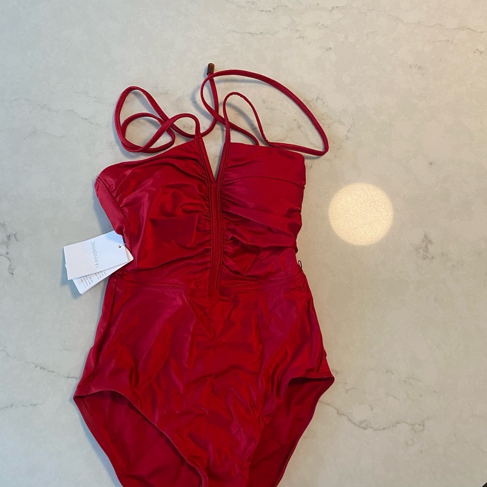 NWT Zimmerman clover ruched halter US 4